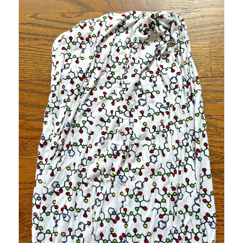 Svaha USA Chemistry Molecule STEM Science Infinity Scarf White Multicolor Scarf